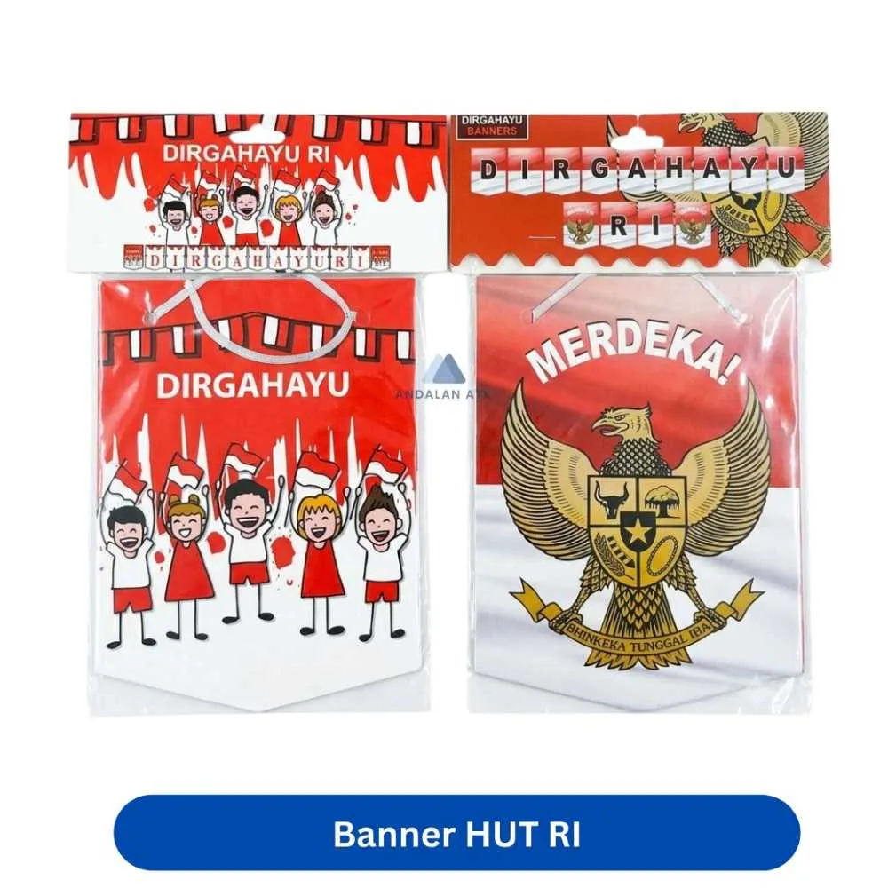 Banner Kertas HUT RI